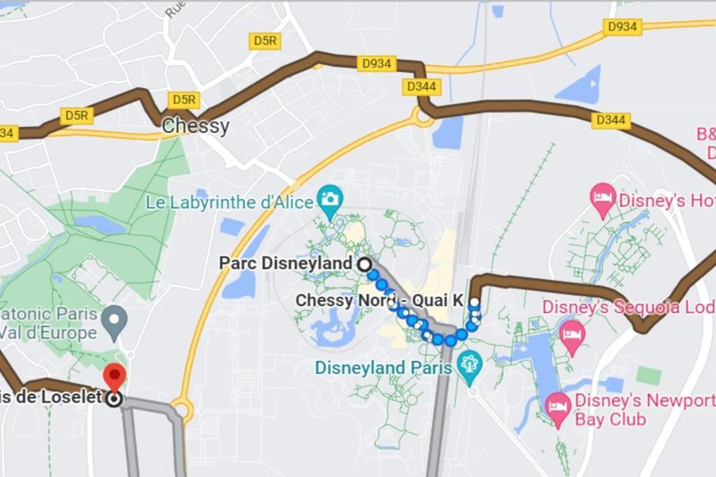 C101 Appartement Disneyland Montévrain Buitenkant foto